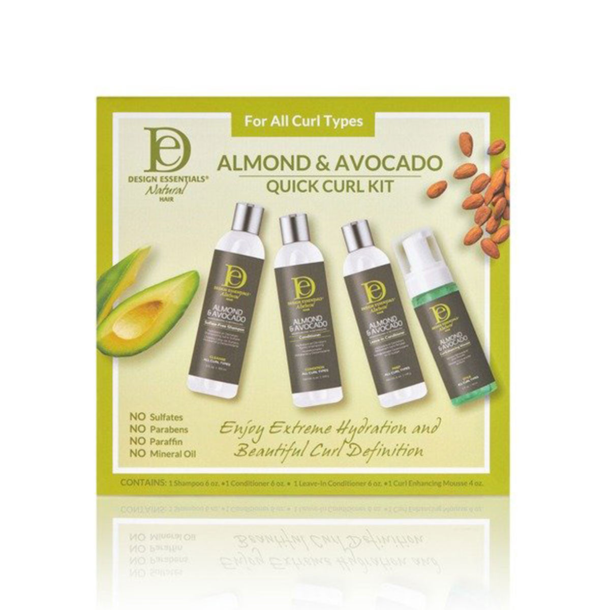 Almond & Avocado Quick Curl Kit