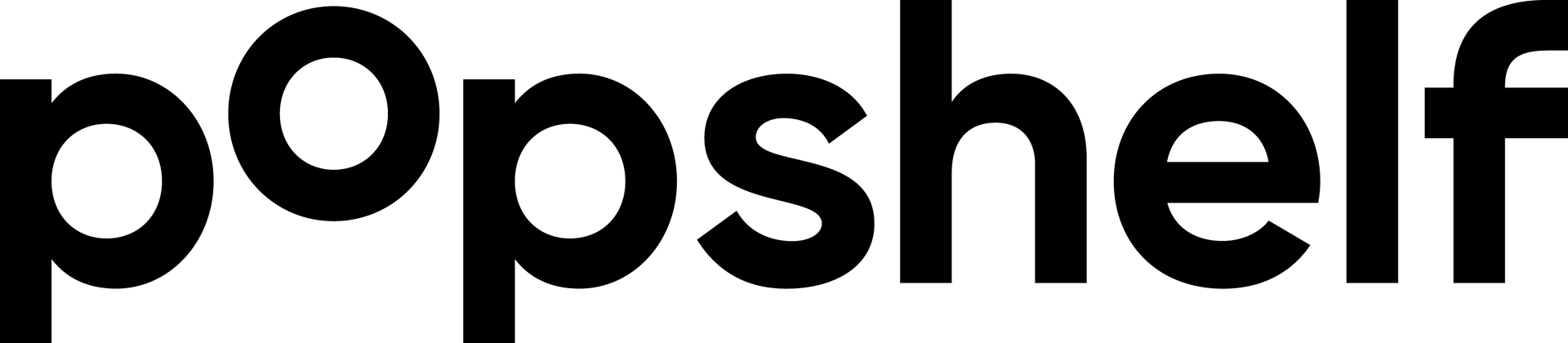 Popshelf Logo in Black