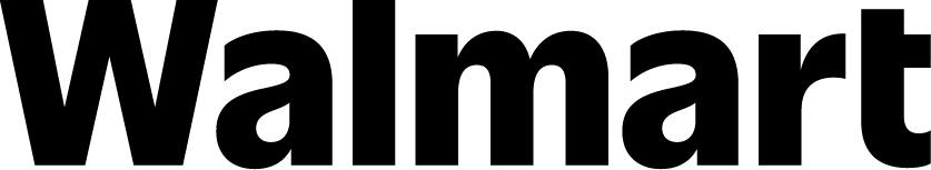 Walmart logo in black