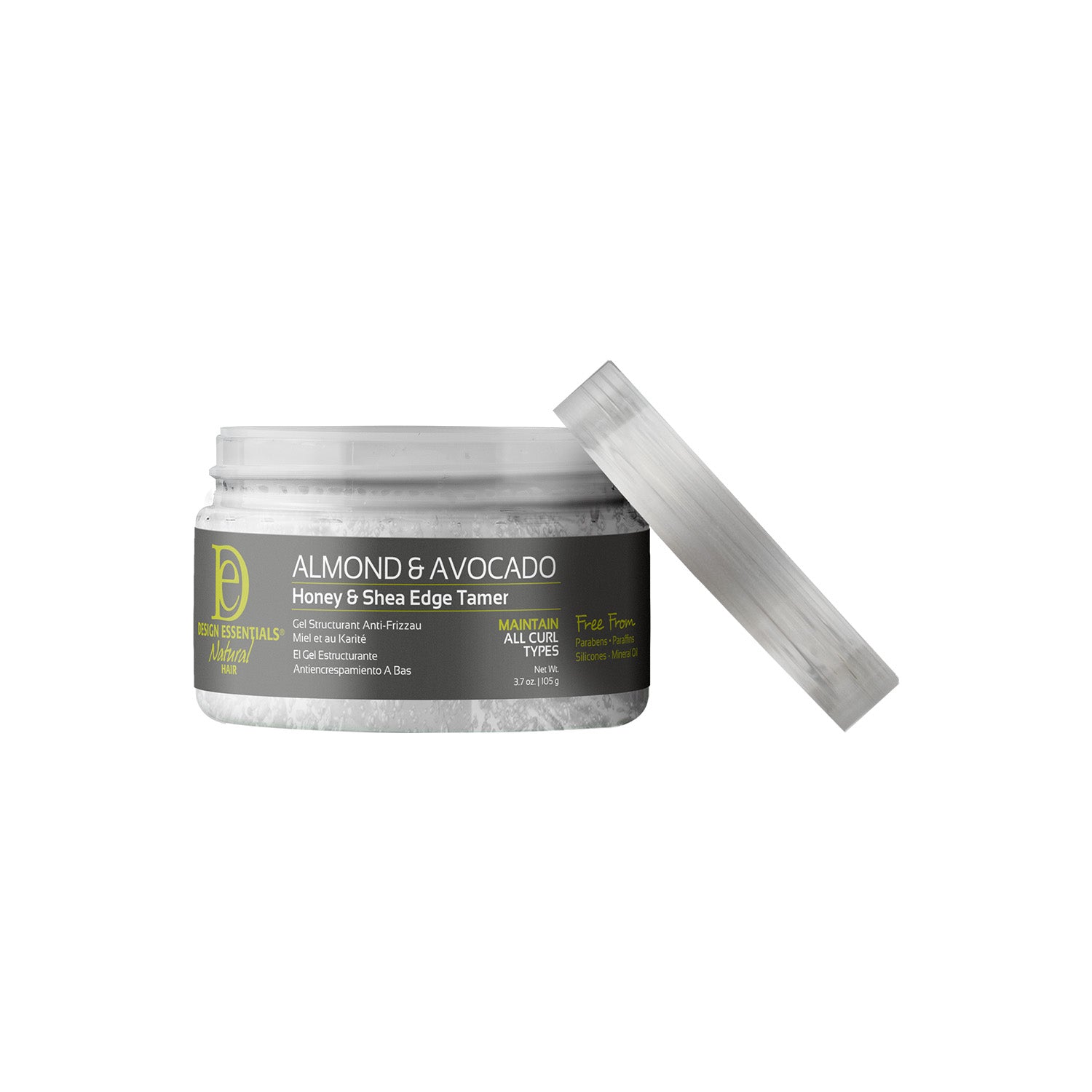 Almond & Avocado Honey & Shea Edge Tamer open