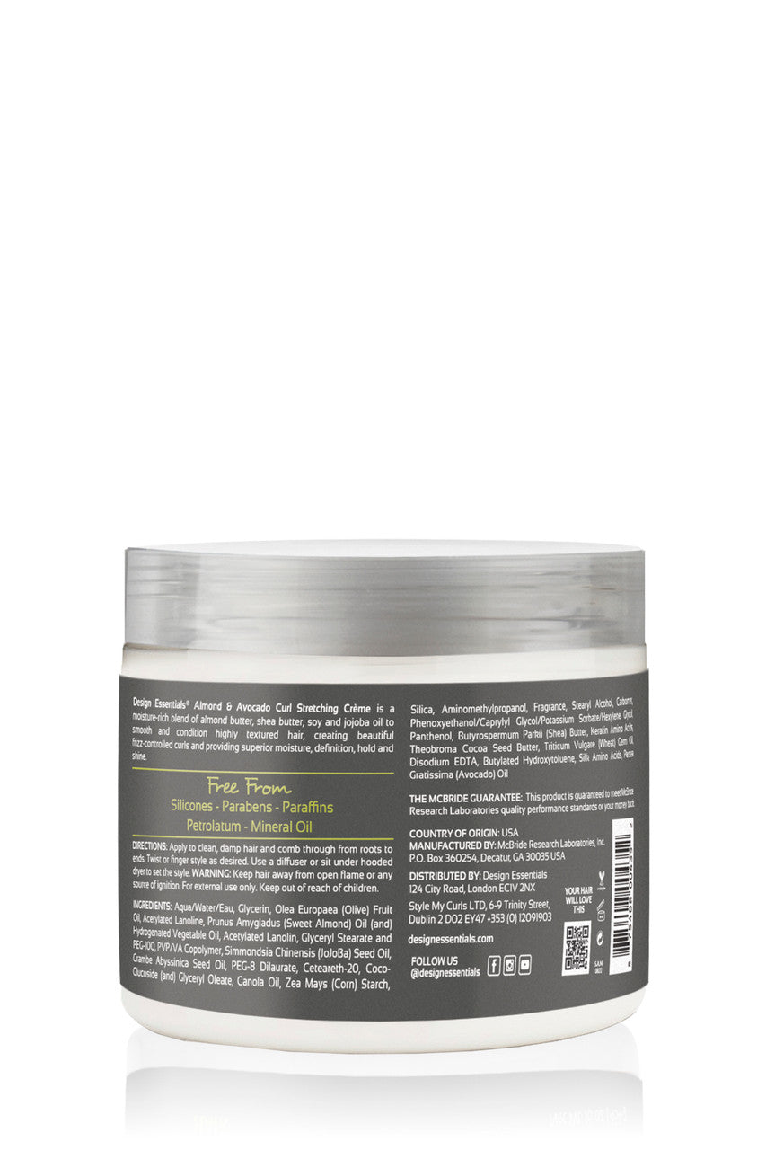 Natural Curl Stretching Cream 16oz-Ingredients