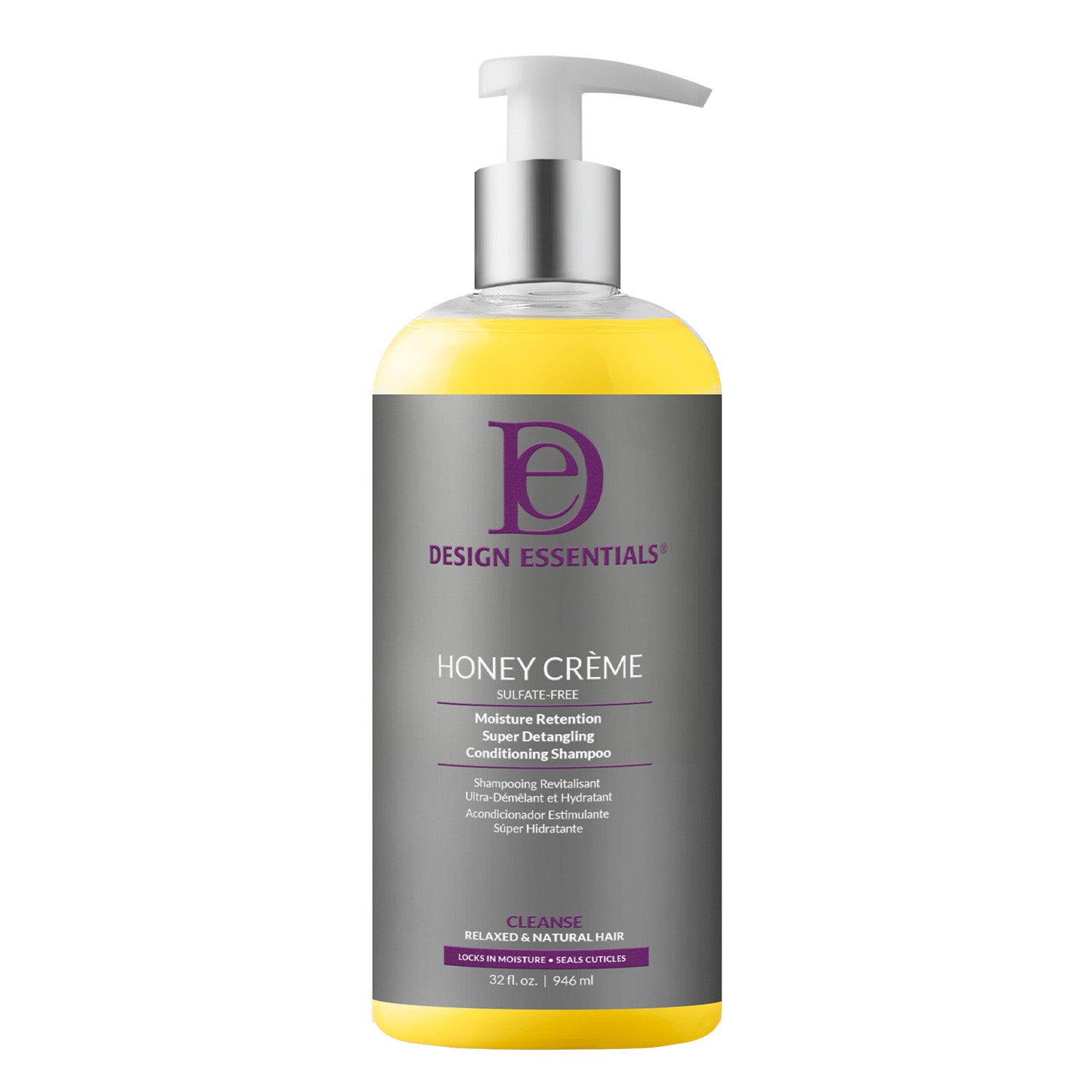 Honey Creme Moisture Retention Super Detangling Conditioning Shampoo 32oz
