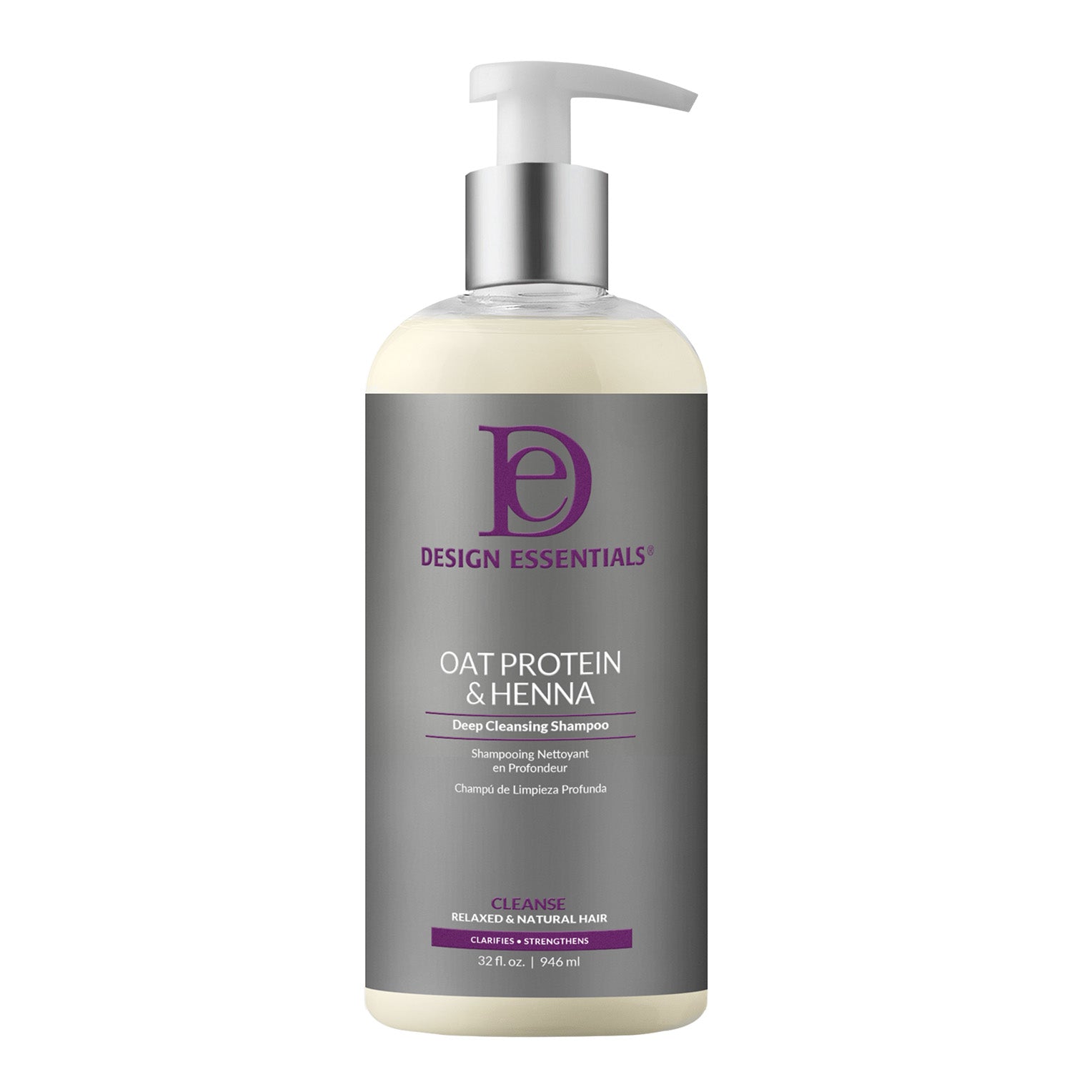 Oat Protein & Henna Deep Cleansing Shampoo 32oz
