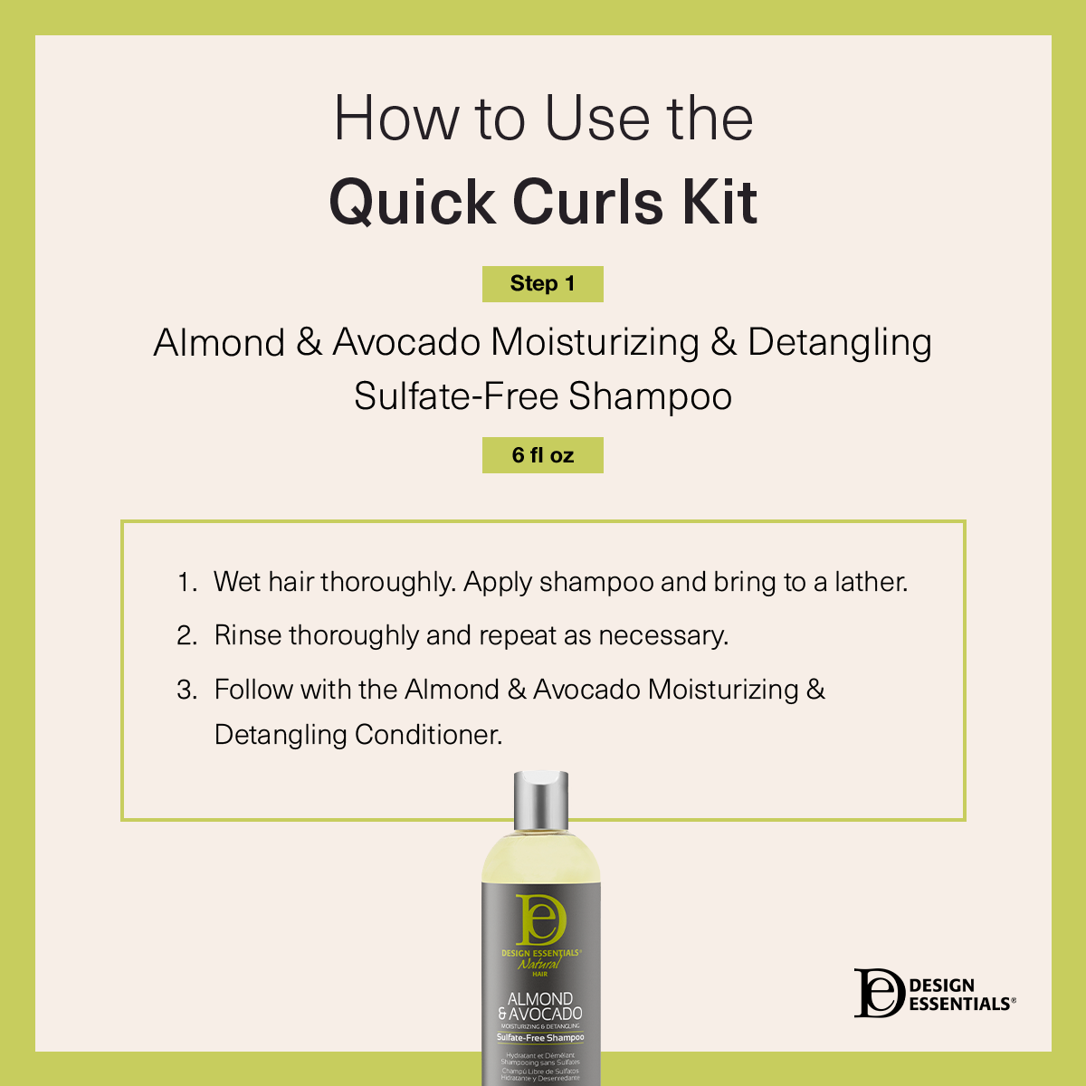 Almond & Avocado Quick Curl Kit