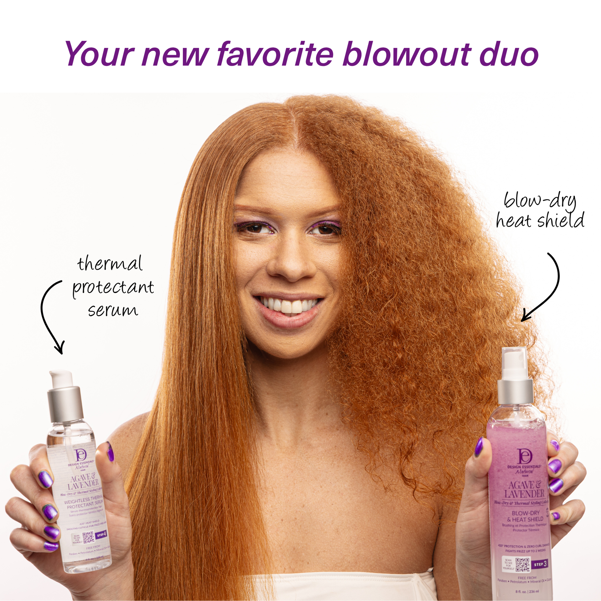 Agave & Lavender Weightless Thermal Protectant Serum