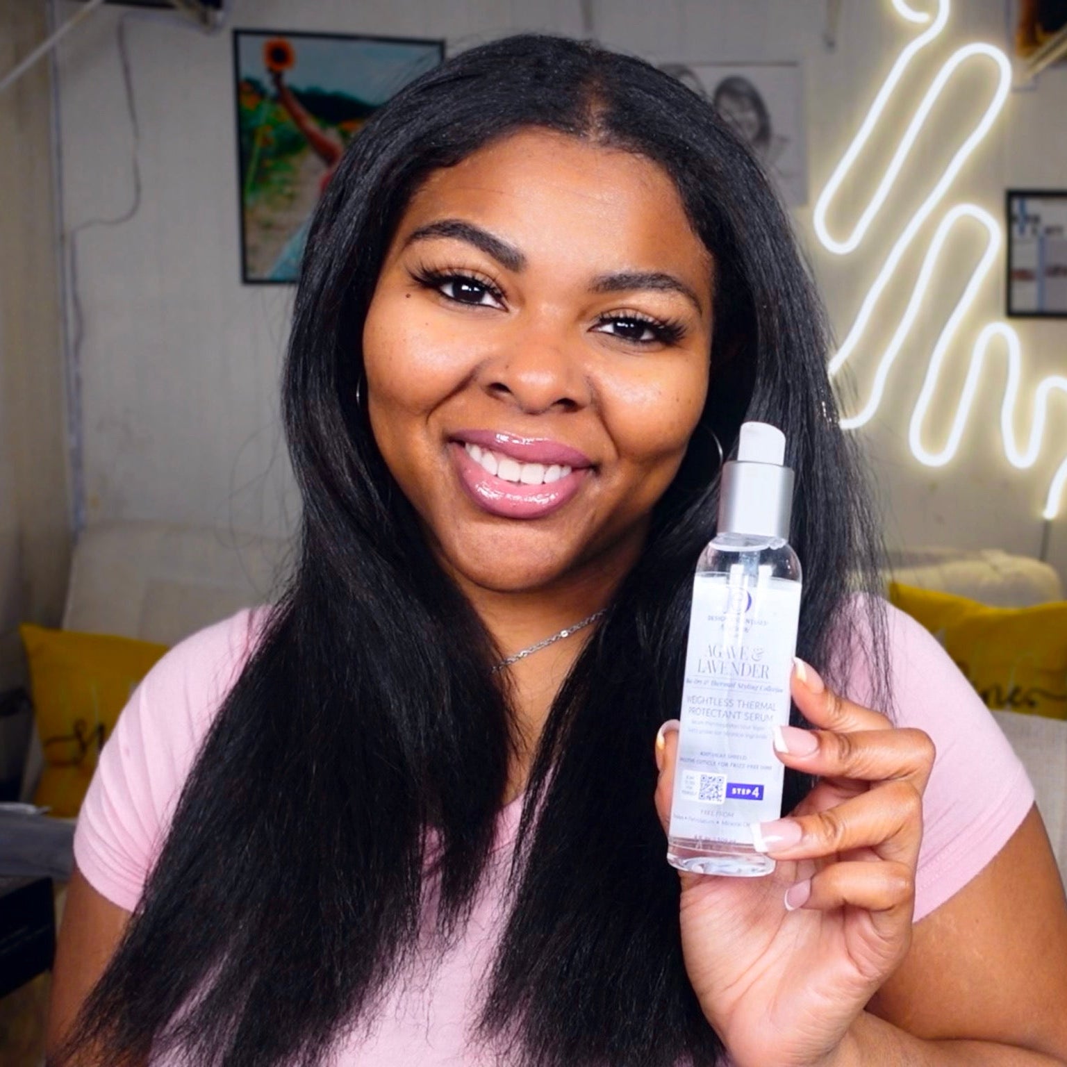 Agave & Lavender Weightless Thermal Protectant Serum