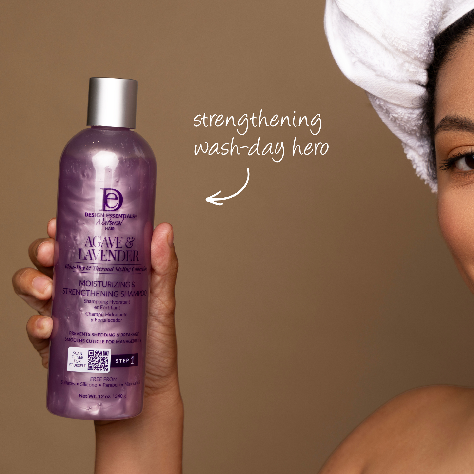 Agave & Lavender Moisturizing & Strengthening Shampoo